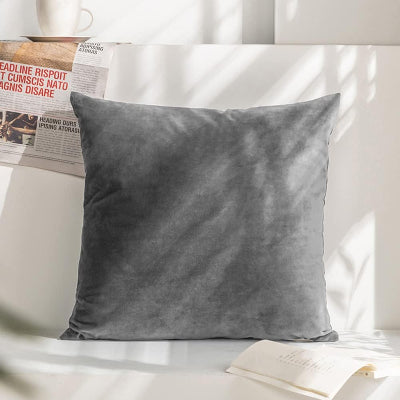 Taie d'Oreiller - CozyVelvet™ - Gris