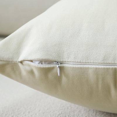 Taie d'Oreiller - CozyVelvet™ - Blanc Cassé