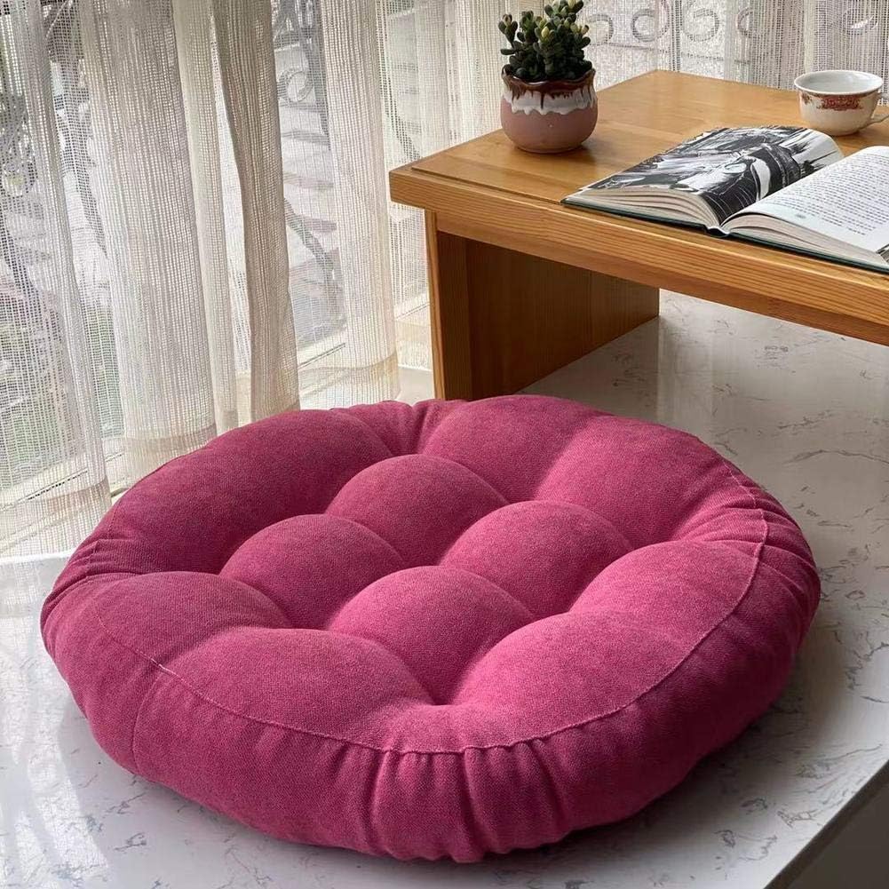 Coussin de Sol - CozyRoundPillow™ - Bordeaux