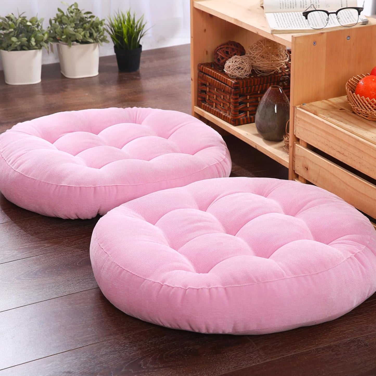 Coussin de Sol - CozyRoundPillow™ - Rose
