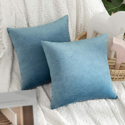 Taie d'Oreiller - CozyVelvet™ - Bleu