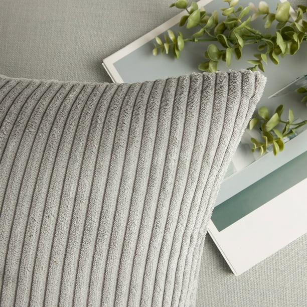 Housse de Coussin - SoftStripe™ - Gris