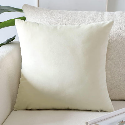 Taie d'Oreiller - CozyVelvet™ - Blanc Cassé