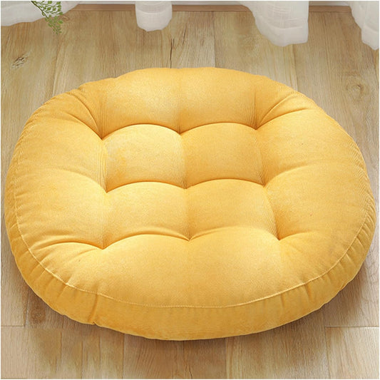 Coussin de Sol - CozyRoundPillow™ - Jaune