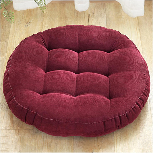 Coussin de Sol - CozyRoundPillow™ - Bordeaux