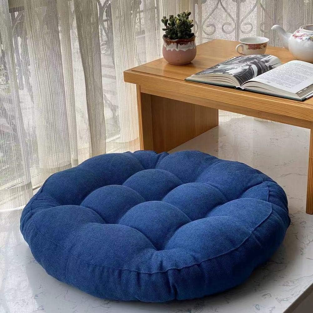 Coussin de Sol - CozyRoundPillow™ - Bleu