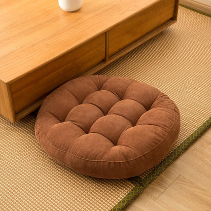 Coussin de Sol - CozyRoundPillow™ - Marron
