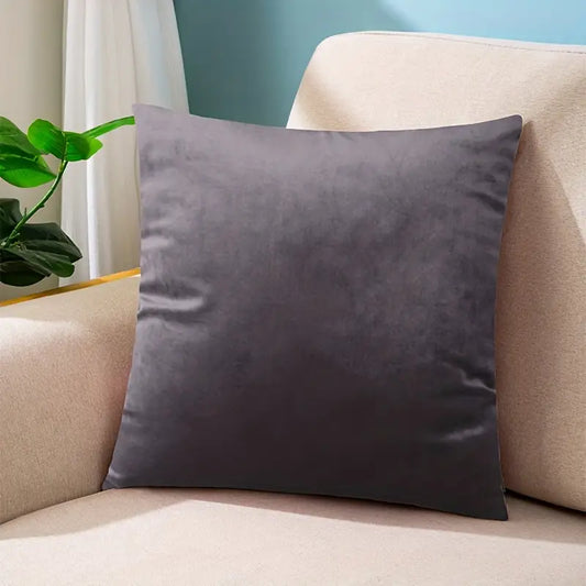 Taie d'Oreiller - CozyVelvet™ - Gris
