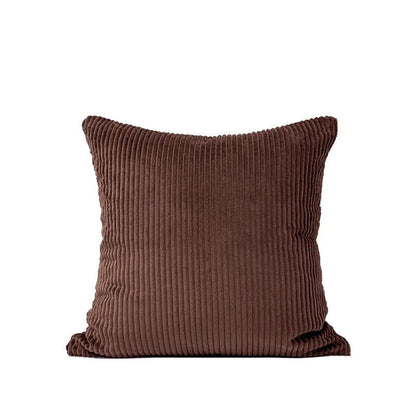 Housse de Coussin - SoftStripe™ - Marron