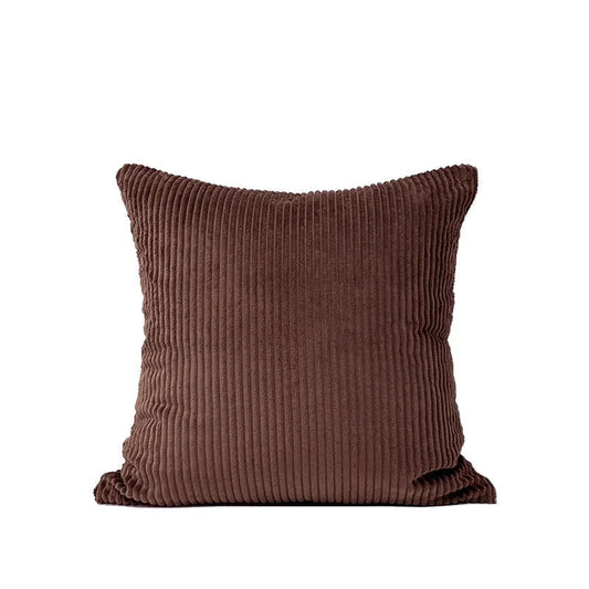 Housse de Coussin - SoftStripe™ - Marron