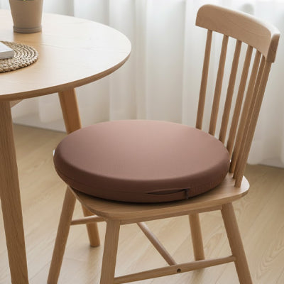 coussin de chaise rond confort marron