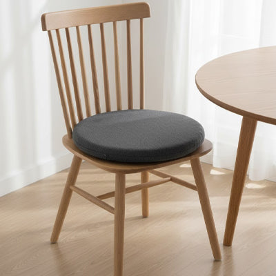 coussin de chaise rond gris cuisine