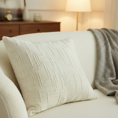 housse coussin texture bambou cocooning