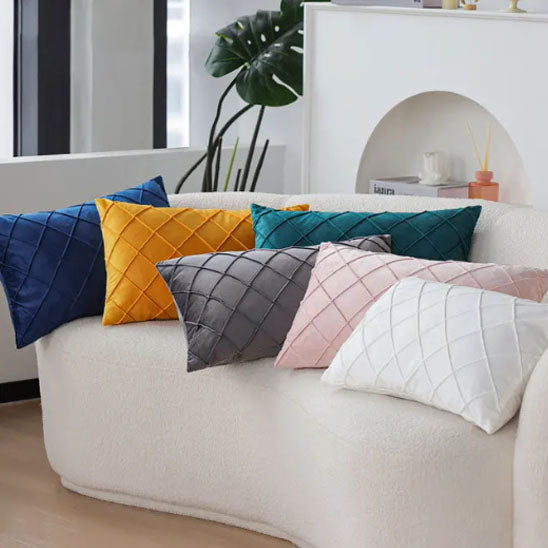 housse coussin velours rectangulaire pour décoration interieure de salon