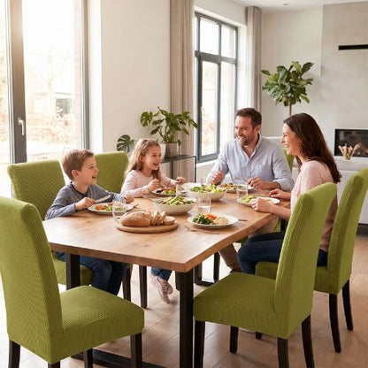 Housse de chaise extensible pour repas en famille