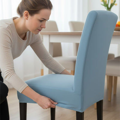 Ajustement facile d'une housse de chaise salle à manger