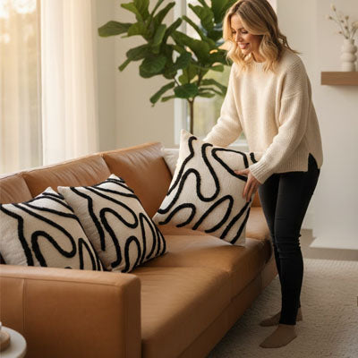 housse de coussin deco moderne bohème