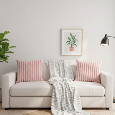 housse de coussin décoration salon