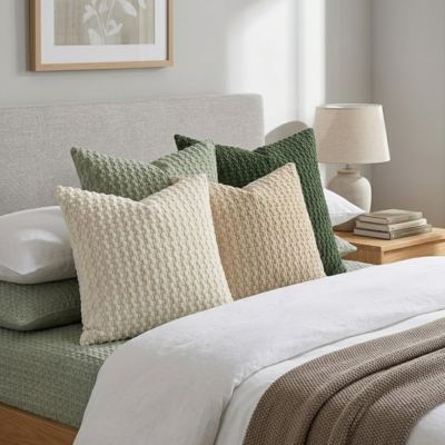 housses de coussins jacquard déco intérieur