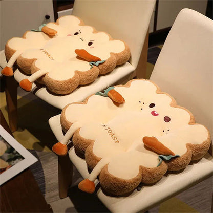 lot de coussin de chaise mignons toast